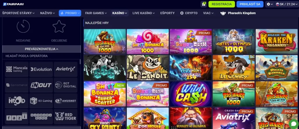 Najobľúbenejšie online automaty